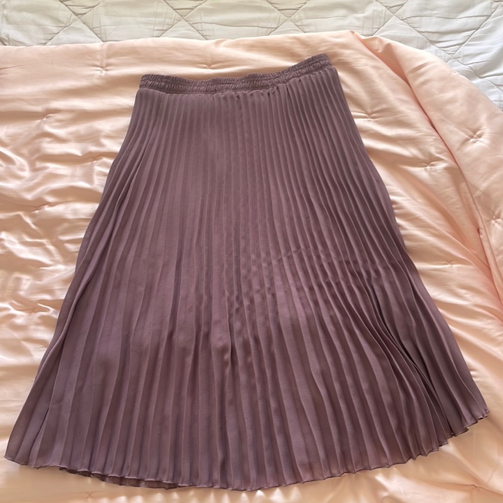 Light purple long skirt